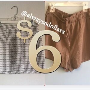 (2) SHEIN BOTTOMS (Skirt and Shorts): Size Large